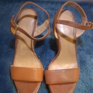 Michael Kors Tan Leather Sandals
